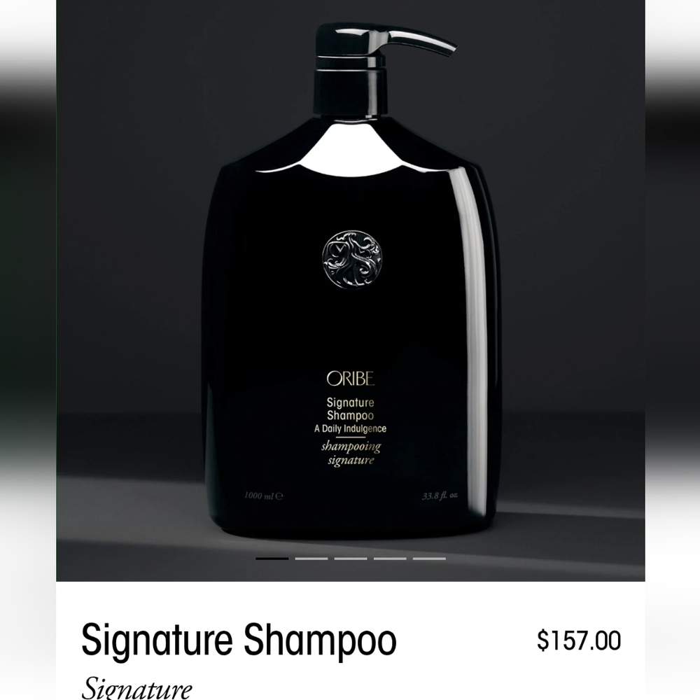 NWT Oribe Liter w/ Pump Signature Shampoo & Conditioner